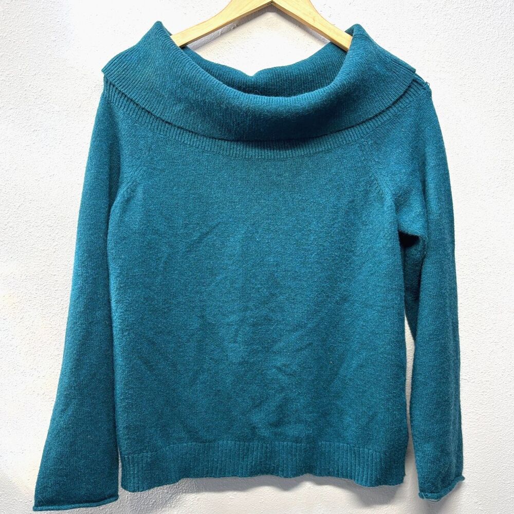 Anthropologie Cowl Neck Pullover Long Sleeve Sweater Womens Sz Medium